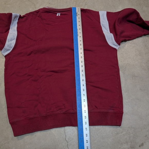 VTG Russell Athletic Washington State Maroon Crewneck Sweater Men's L Red - Picture 5 of 6